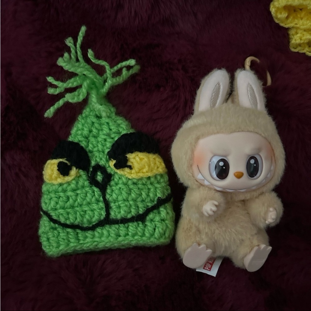 Crochet la bubu Grinch Hat
